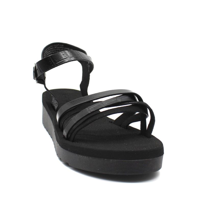 Sandalia Negra Mujer 13211 Gotta-1