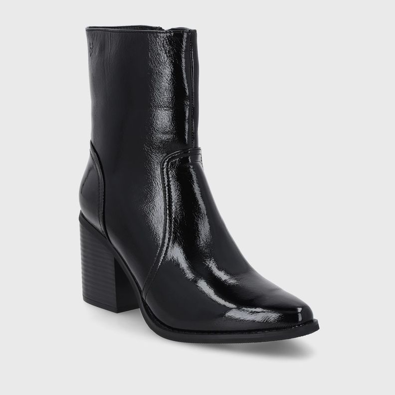 Botin Taco Negro Mujer 53783 Gotta-1
