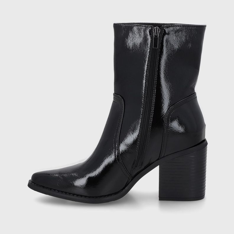 Botin Taco Negro Mujer 53783 Gotta-3