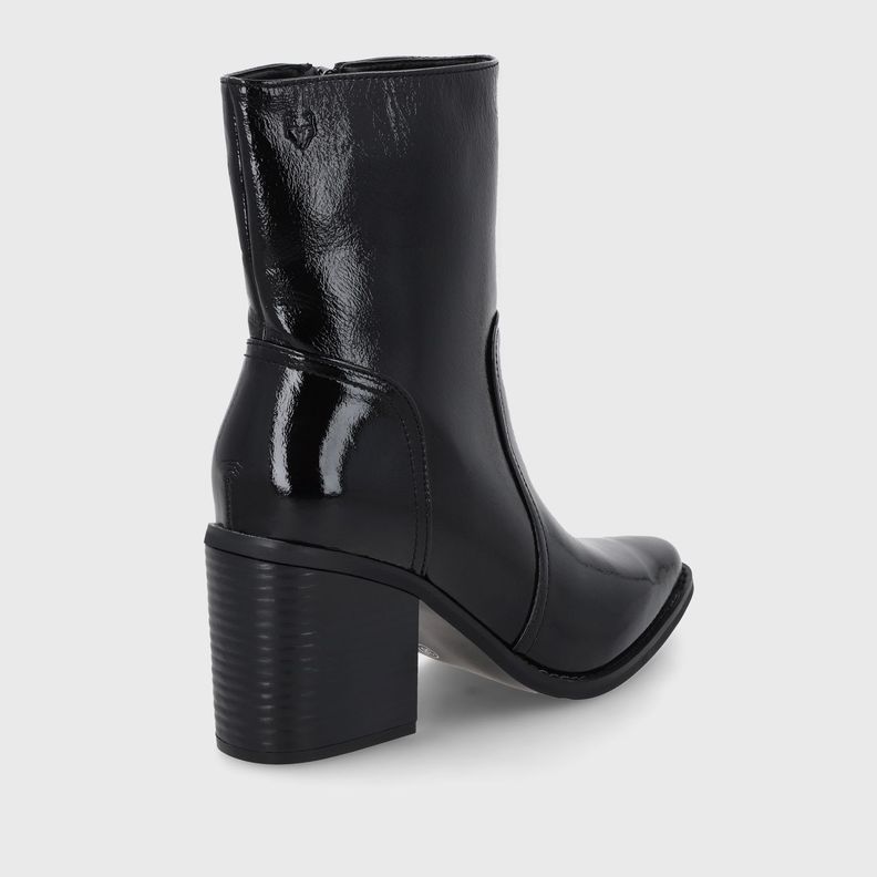 Botin Taco Negro Mujer 53783 Gotta-4