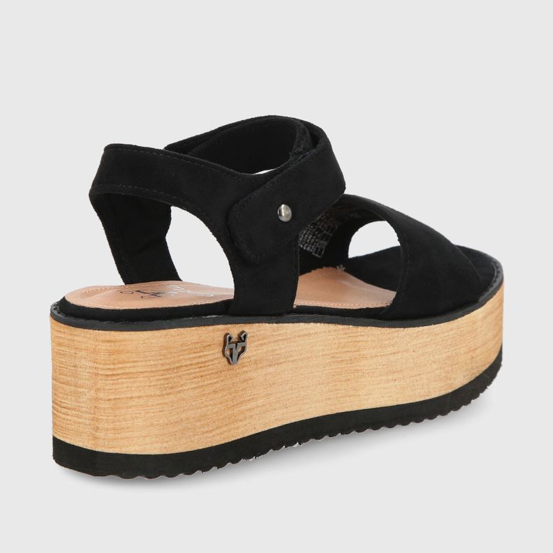 Sandalia Negra Mujer 15616 Gotta-4