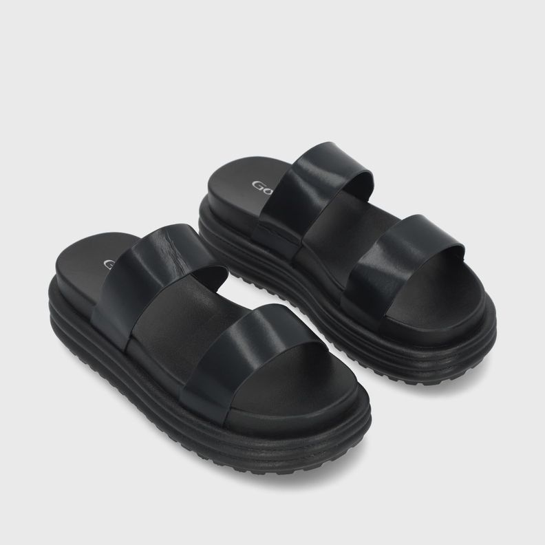 Sandalia Negra Mujer 42021 Gotta-2
