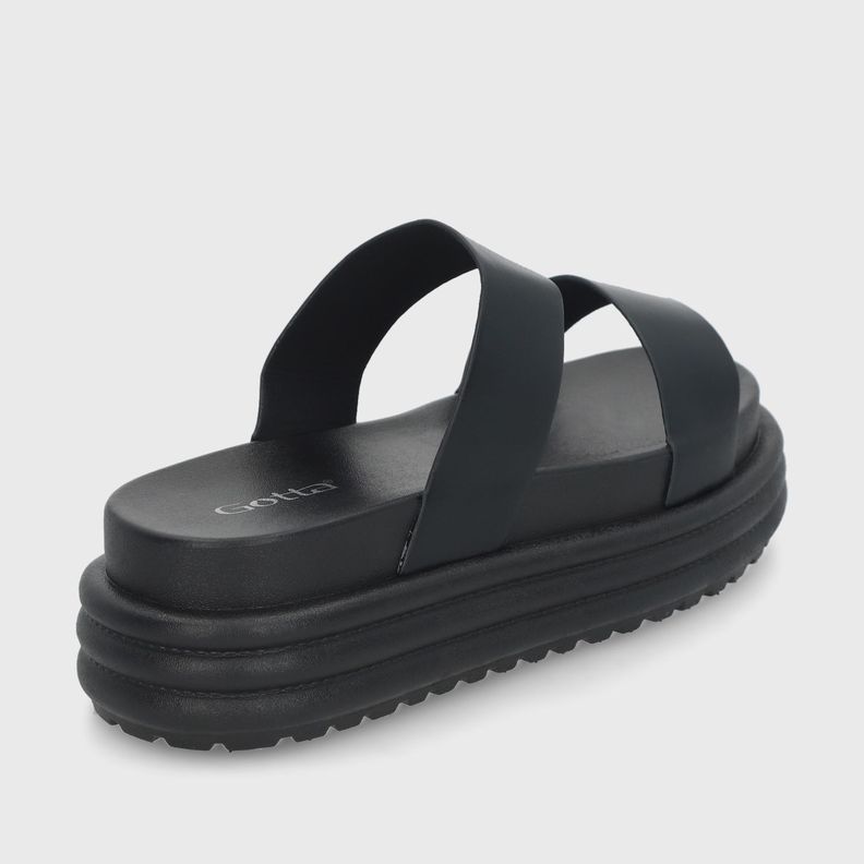 Sandalia Negra Mujer 42021 Gotta-4