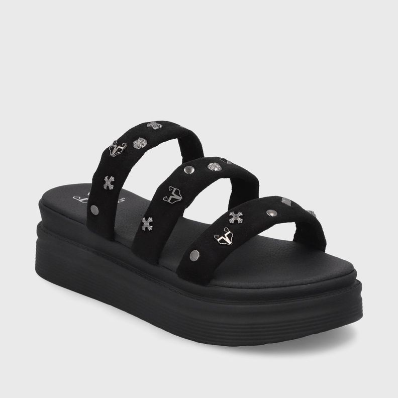 Sandalia Negra  Mujer 43012 Gotta-1
