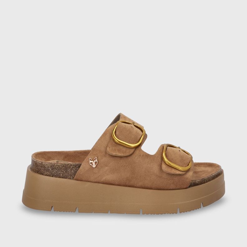 Sandalia Plataforma Café Mujer 55230 Gotta-0