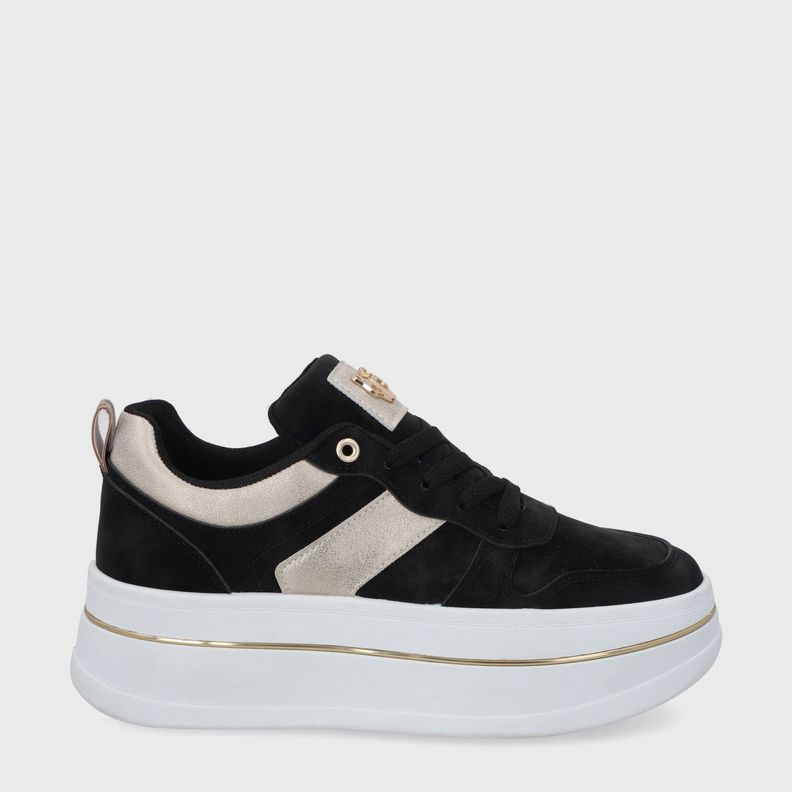 Zapatilla Plataforma Negra Mujer 58010 Gotta-0