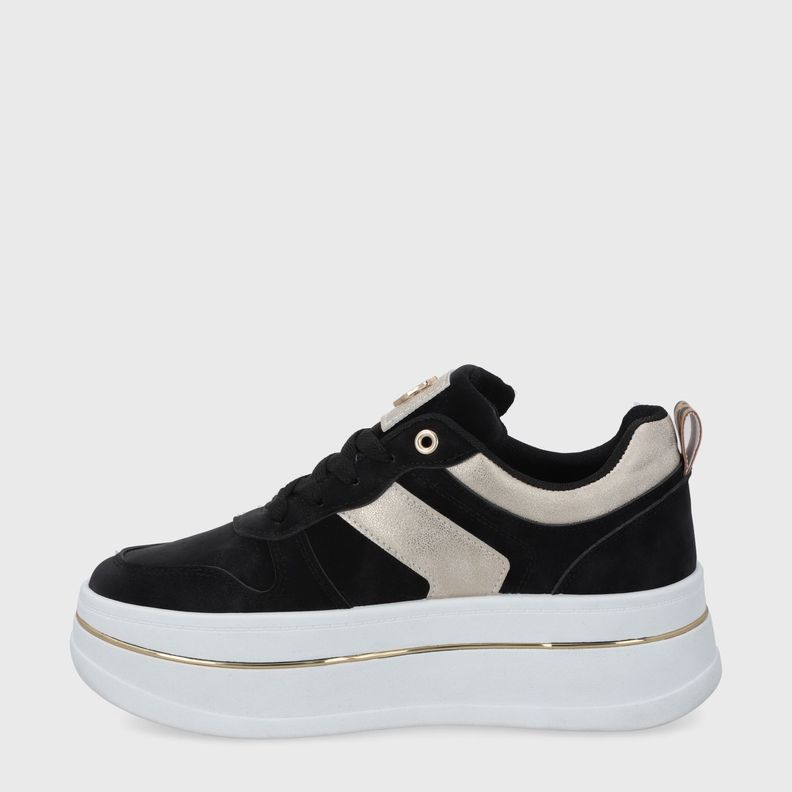 Zapatilla Plataforma Negra Mujer 58010 Gotta-3