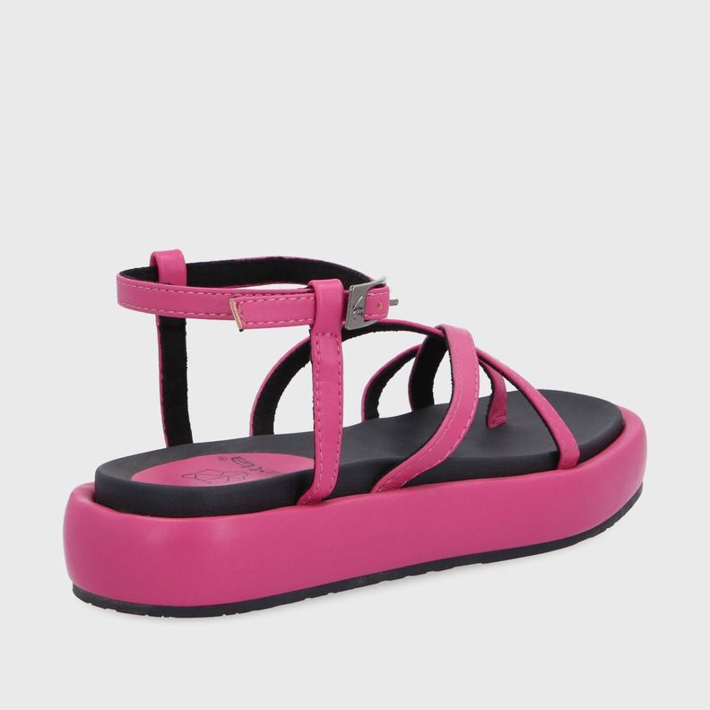 Sandalia Plana Fucsia Mujer 35210 Gotta-4