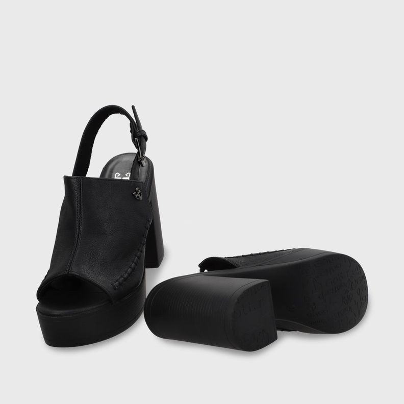 Sandalia Negra  Mujer 45962 Gotta-5