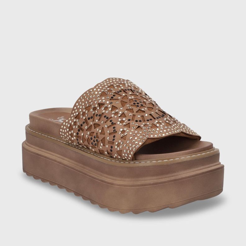 Sandalia Plataforma Café Mujer 25230 Gotta-1
