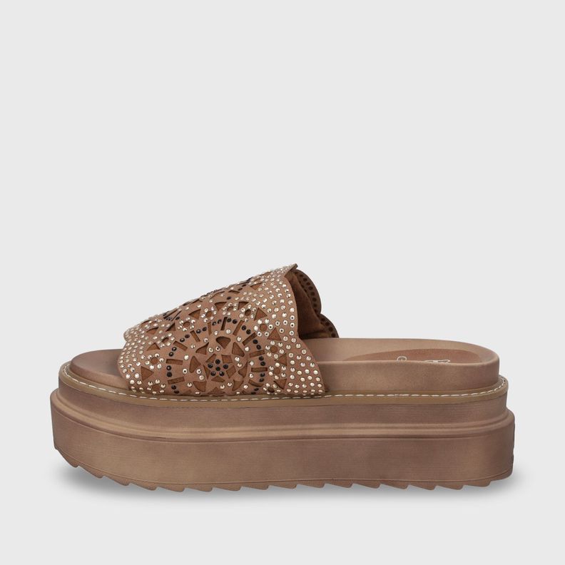 Sandalia Plataforma Café Mujer 25230 Gotta-3