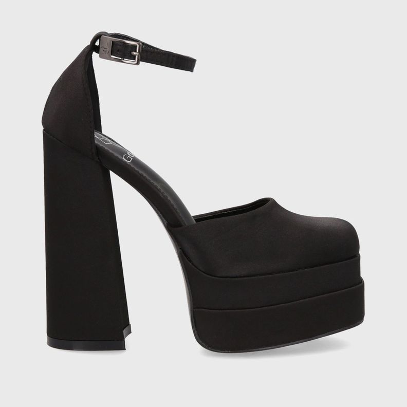 Sandalia Plataforma Negra Mujer 25910 Gotta-0