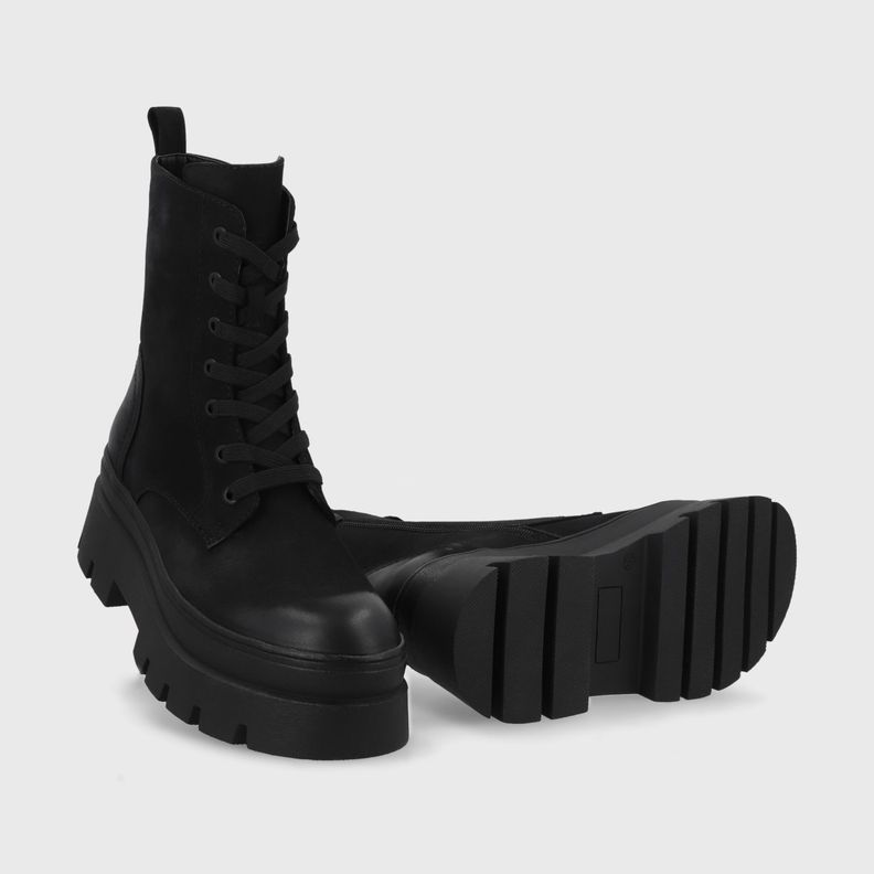 Botín Plataforma Negro Mujer 46102 Gotta-5