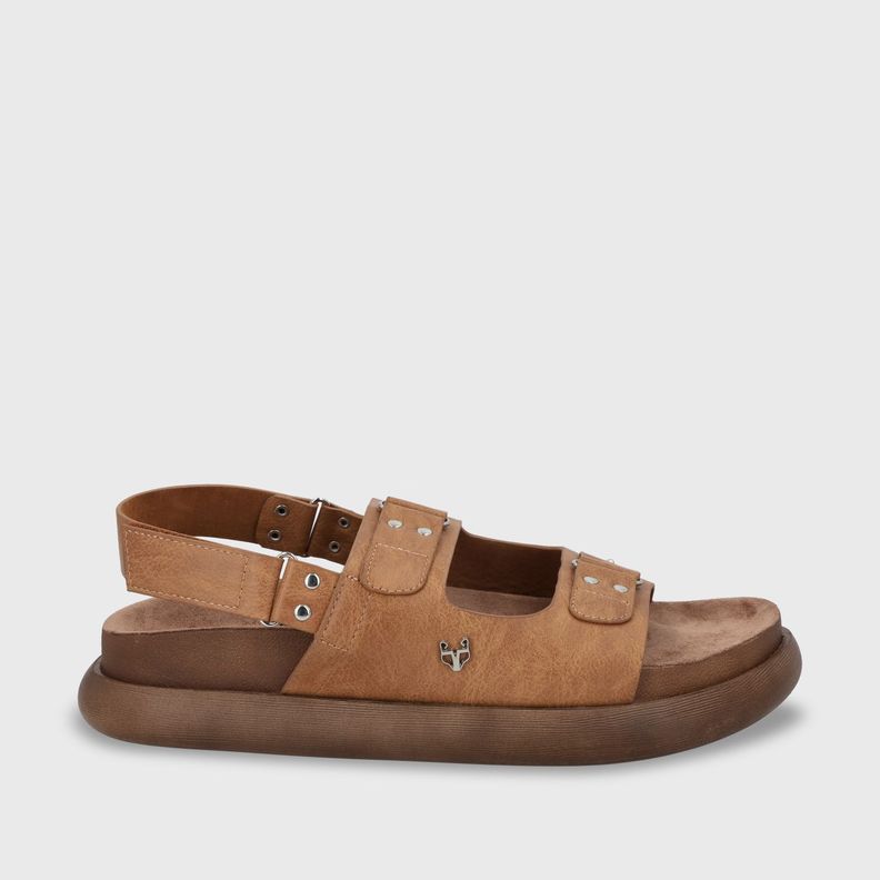 Sandalia Plano Beige Mujer 53701 Gotta-0