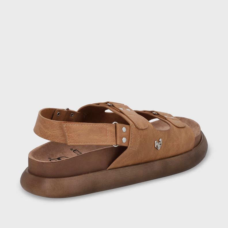 Sandalia Plano Beige Mujer 53701 Gotta-3