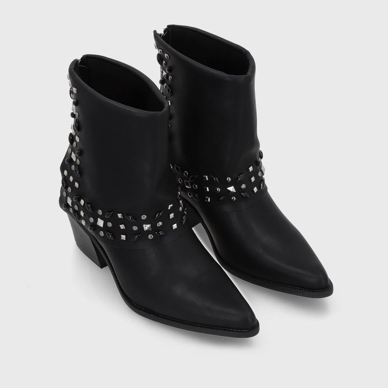 Botin Taco Negro Mujer 33768 Gotta-2
