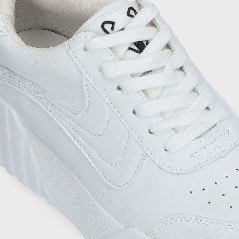 Zapatilla Blanca Cuero Mujer 13142 Gotta-5