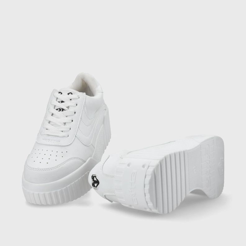 Zapatilla Blanca Cuero Mujer 13142 Gotta-6