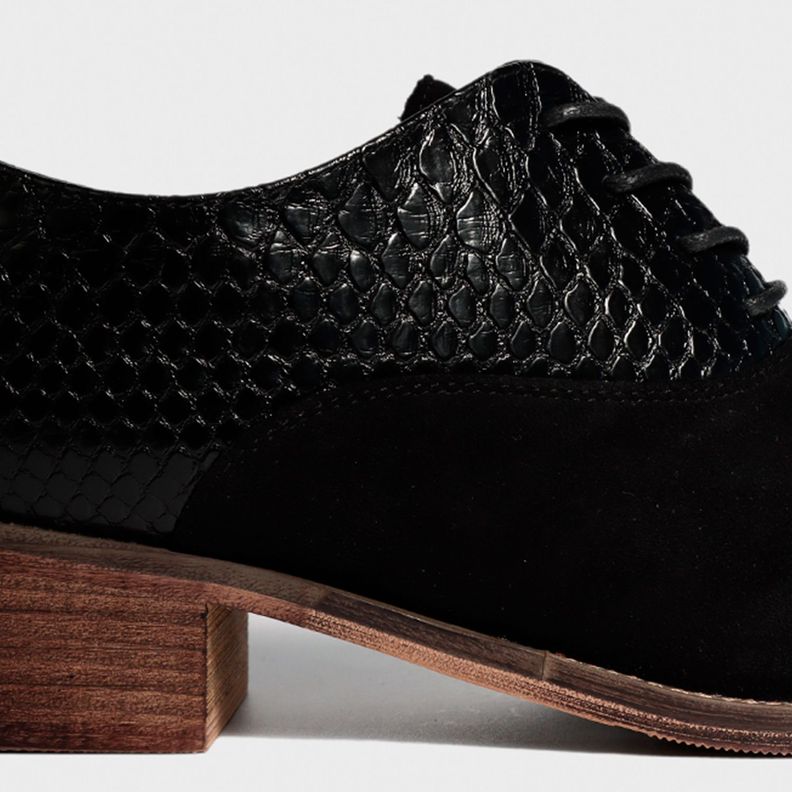 Zapato Negro Mujer 23551 Gotta-5