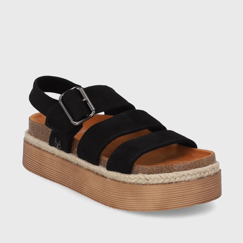 Sandalia Negra  Mujer 45862 Gotta-1
