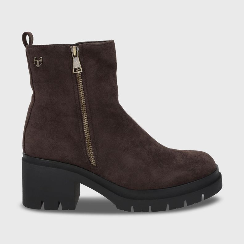 Botin Taco Café Mujer 46203 Gotta-0
