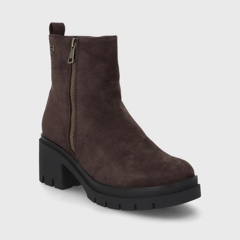 Botin Taco Café Mujer 46203 Gotta-1