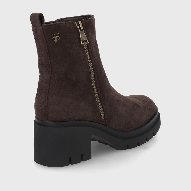 Botin Taco Café Mujer 46203 Gotta-4