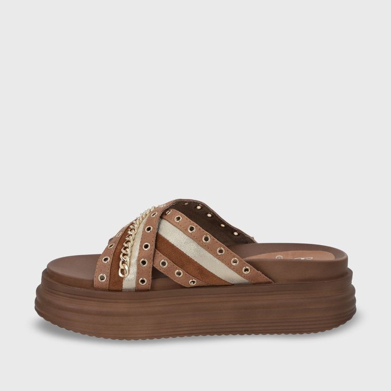 Sandalia Plataforma Beige Mujer 1571B Gotta-4