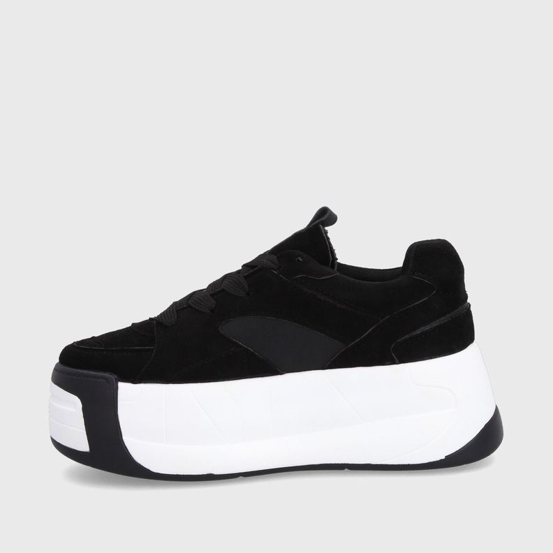 Zapatilla Plataforma Negra Mujer C7325 Gotta-3