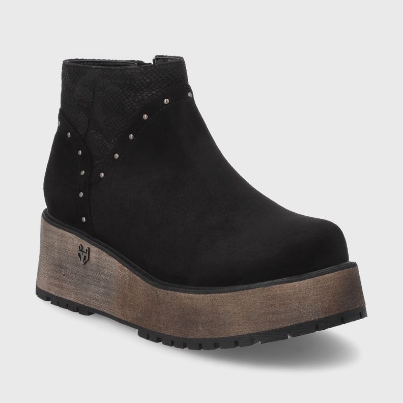 Botín Negro Mujer 15112 Gotta-1