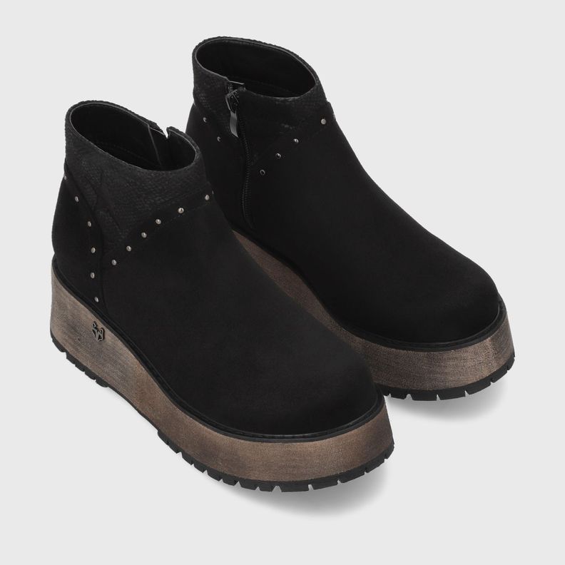 Botín Negro Mujer 15112 Gotta-2