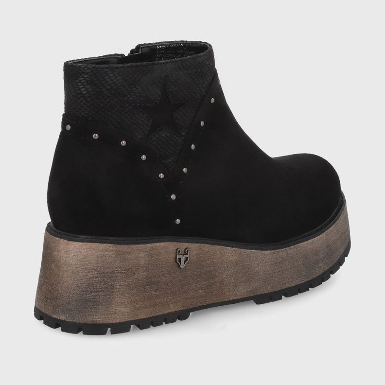 Botín Negro Mujer 15112 Gotta-4