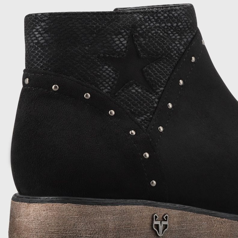 Botín Negro Mujer 15112 Gotta-5