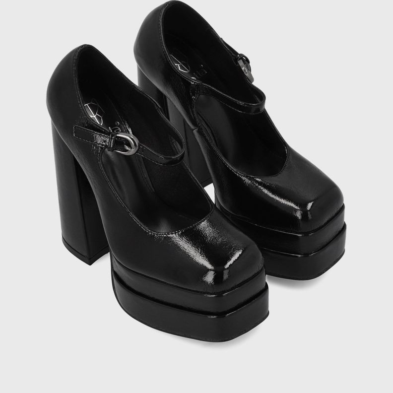Zapato Plataforma Negro  Mujer 25913 Gotta-2