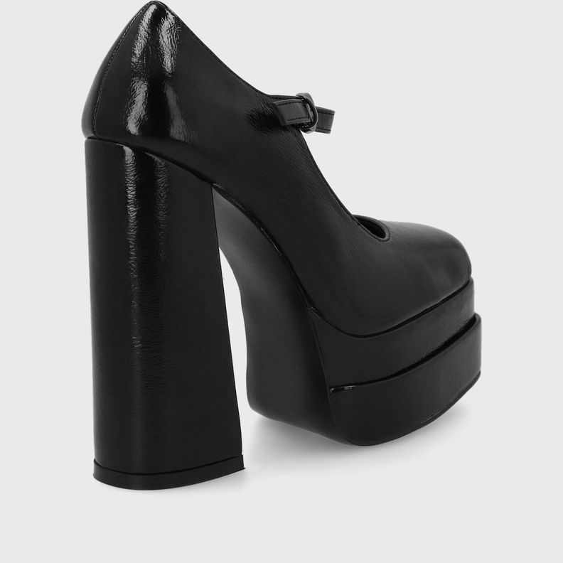 Zapato Plataforma Negro  Mujer 25913 Gotta-4