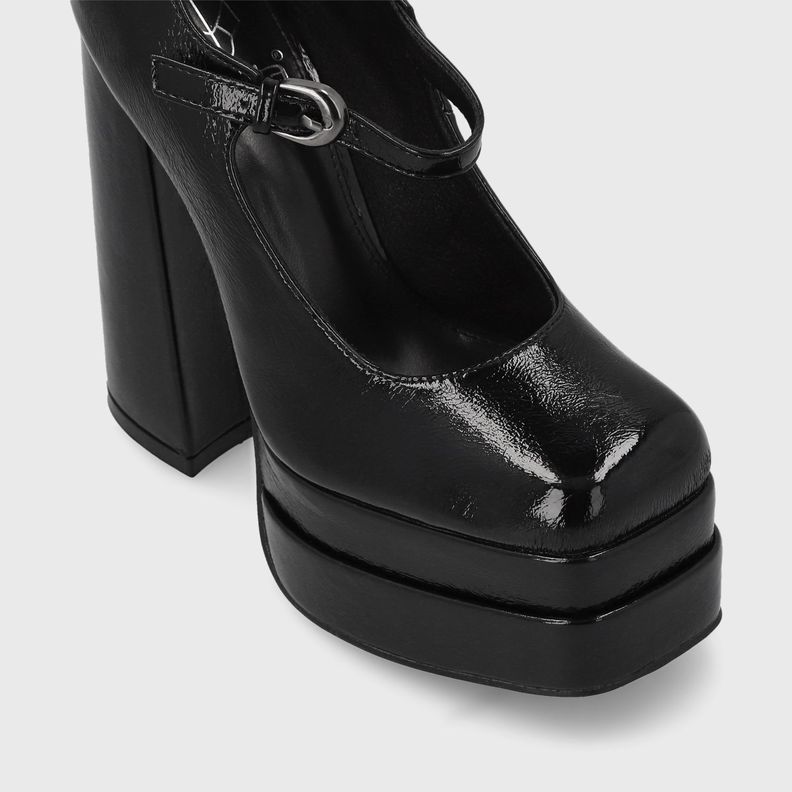 Zapato Plataforma Negro  Mujer 25913 Gotta-5