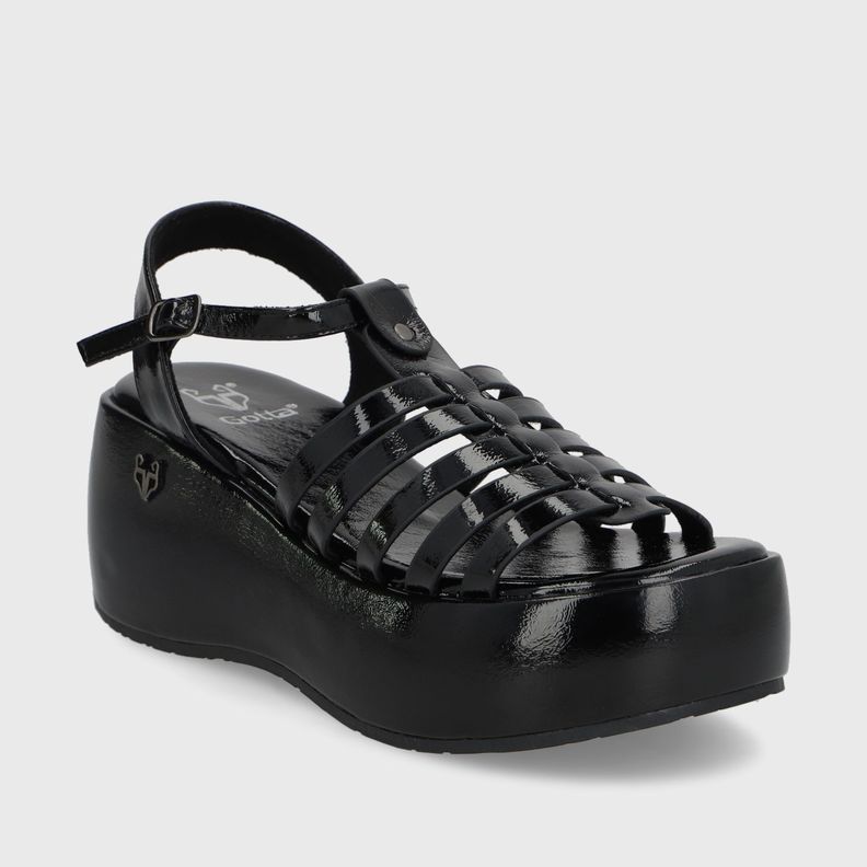 Sandalia Negra Mujer 45821 Gotta-1