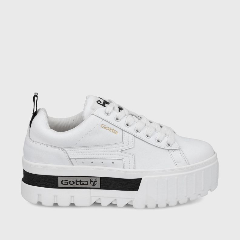 Zapatilla Plataforma Blanca  Mujer 23243 Gotta-0