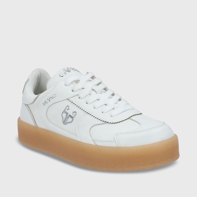 zapatilla Plano Blanco Mujer 53741 Gotta-1