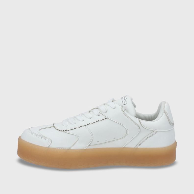 zapatilla Plano Blanco Mujer 53741 Gotta-3