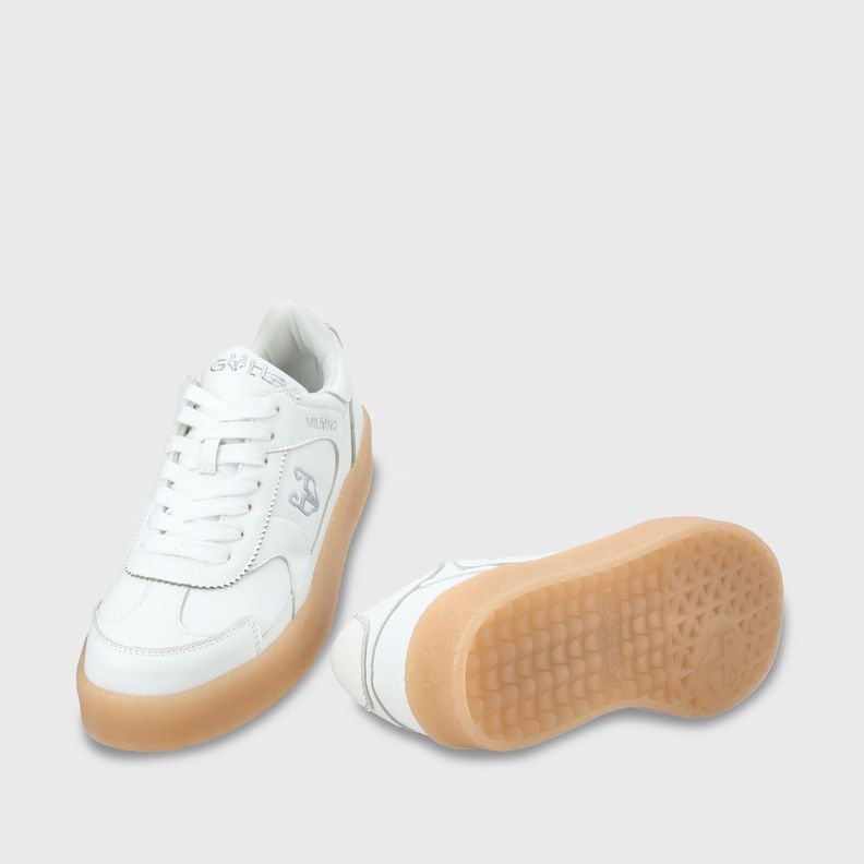 zapatilla Plano Blanco Mujer 53741 Gotta-6