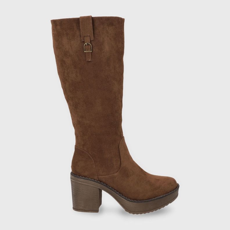 Bota Taco Café Mujer 13501 Gotta-0