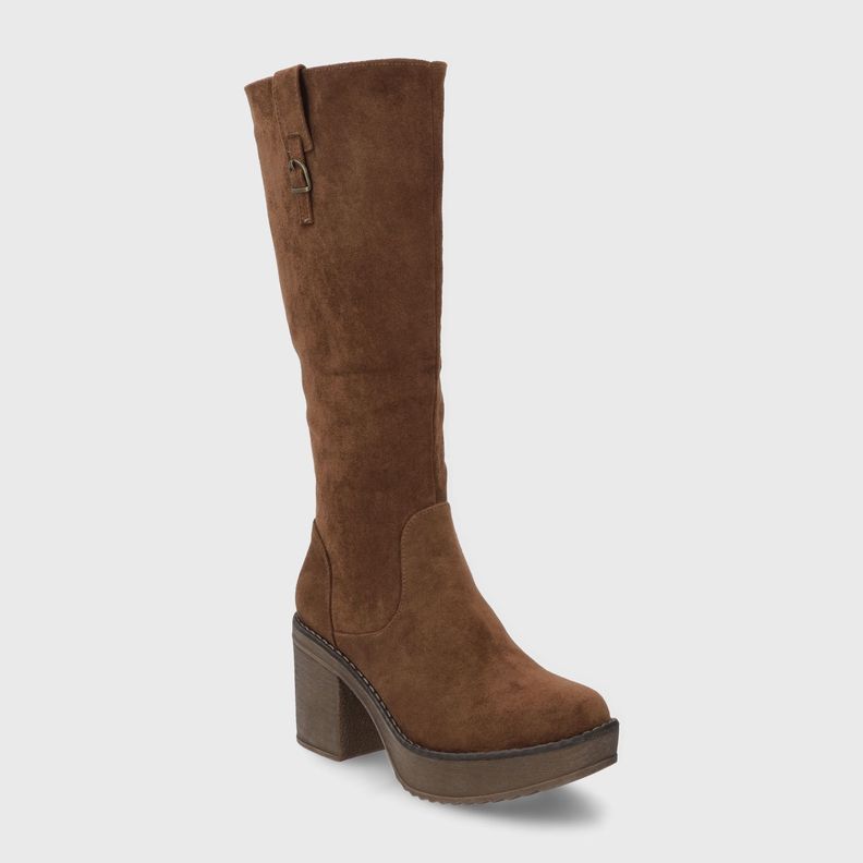 Bota Taco Café Mujer 13501 Gotta-1