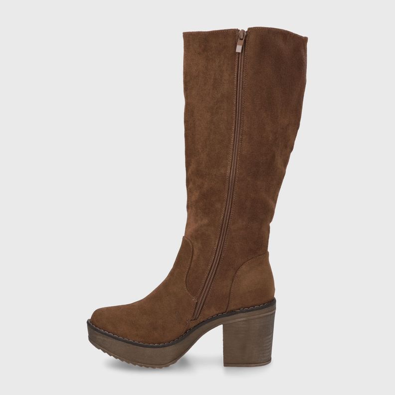 Bota Taco Café Mujer 13501 Gotta-3