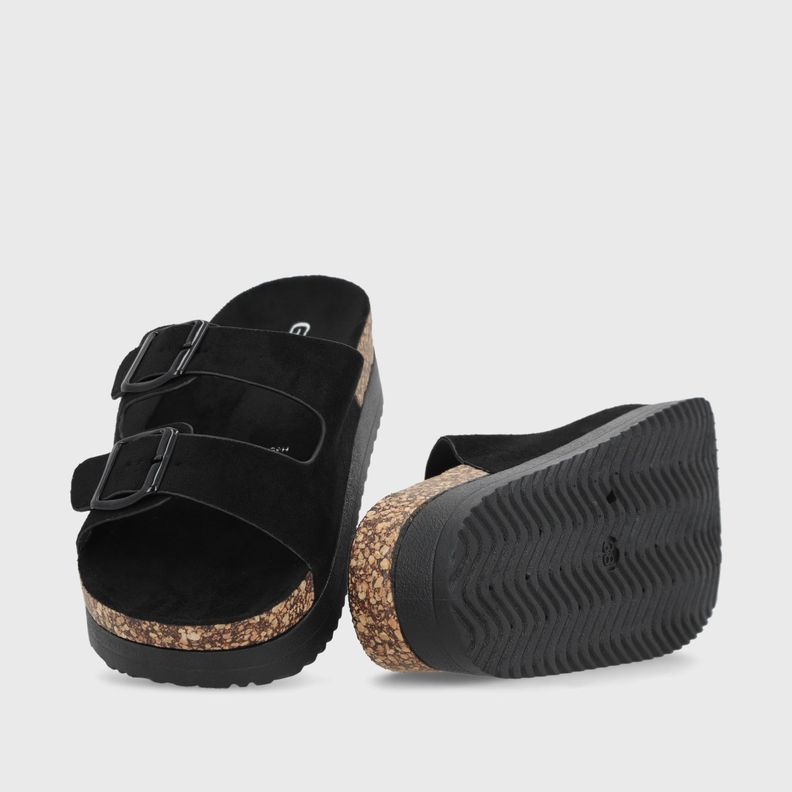 Sandalia Negra Mujer 12062 Gotta-3