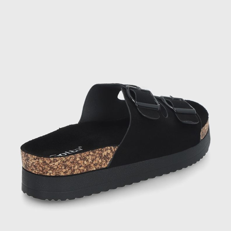 Sandalia Negra Mujer 12062 Gotta-5