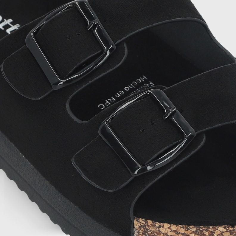 Sandalia Negra Mujer 12062 Gotta-6