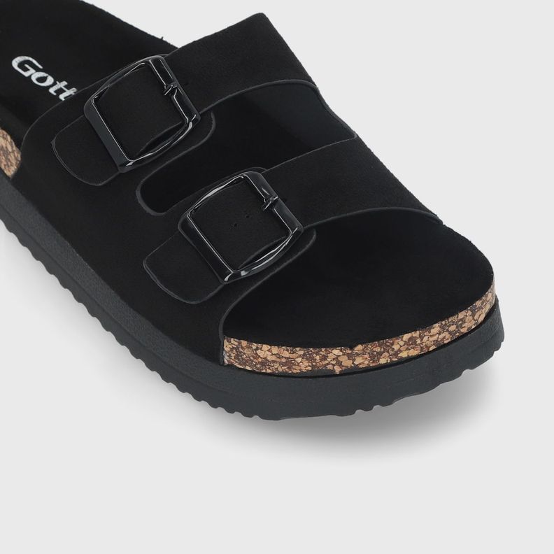 Sandalia Negra Mujer 12062 Gotta-7