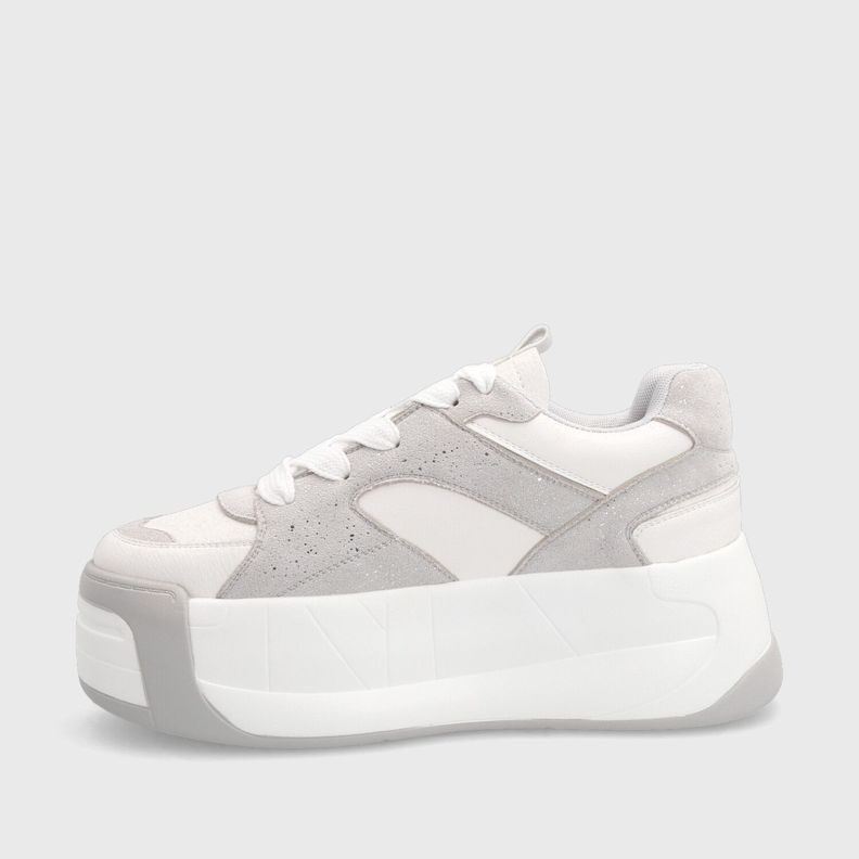 Zapatilla Plataforma Gris Mujer C7325 Gotta-3