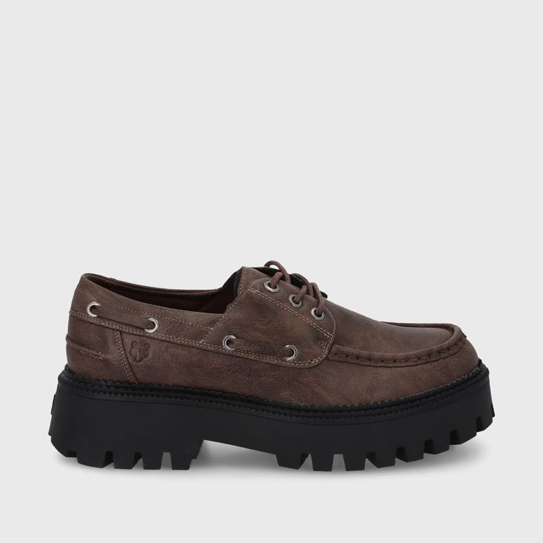 Zapato Plataforma Café Mujer 46302 Gotta-0